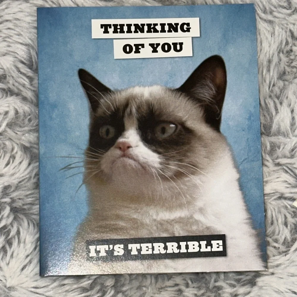 Grumpy Cat Blank Notecards‎